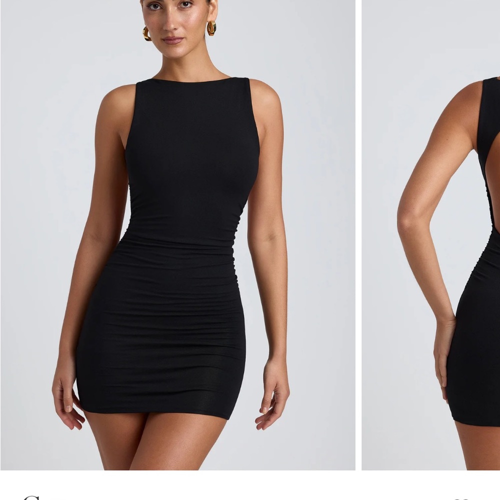 Oh-Polly Elegant Black Sleeveless Dress XS!